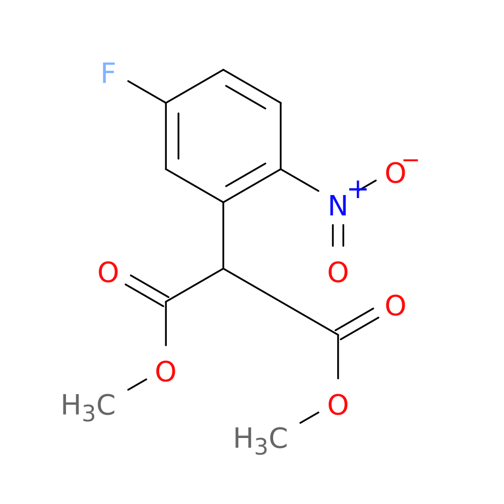 Propanedioic acid, (5-fluoro-2-nitrophenyl)-, dimethyl ester