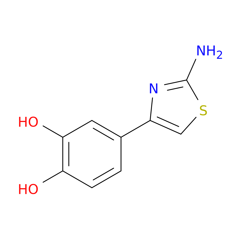 4-(2-Amino-thiazol-4-yl)-benzene-1,2-diol