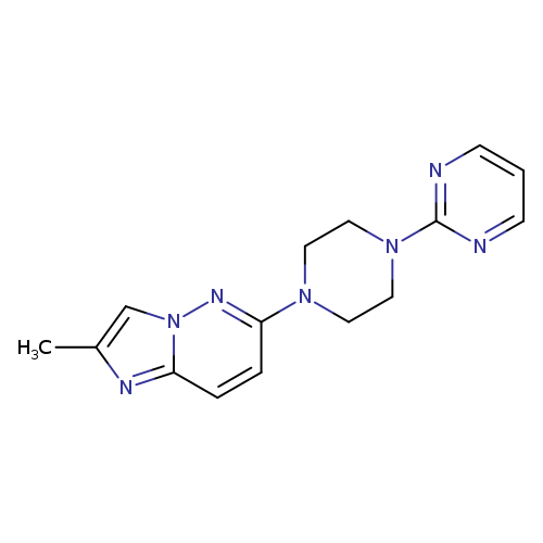 2-(4-{2-methylimidazo[1,2-b]pyridazin-6-yl}piperazin-1-yl)pyrimidine