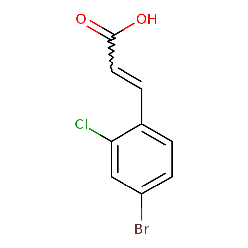 2-Propenoic acid, 3-(4-bromo-2-chlorophenyl)-
