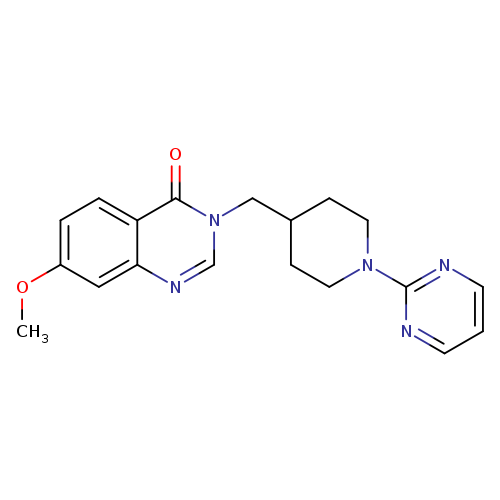 7-methoxy-3-{[1-(pyrimidin-2-yl)piperidin-4-yl]methyl}-3,4-dihydroquinazolin-4-one
