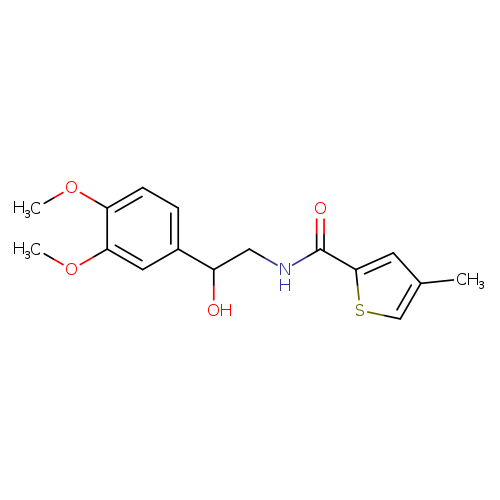 N-[2-(3,4-dimethoxyphenyl)-2-hydroxyethyl]-4-methylthiophene-2-carboxamide