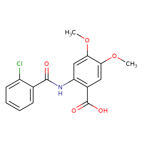 2-(2-chlorobenzamido)-4,5-dimethoxybenzoic acid