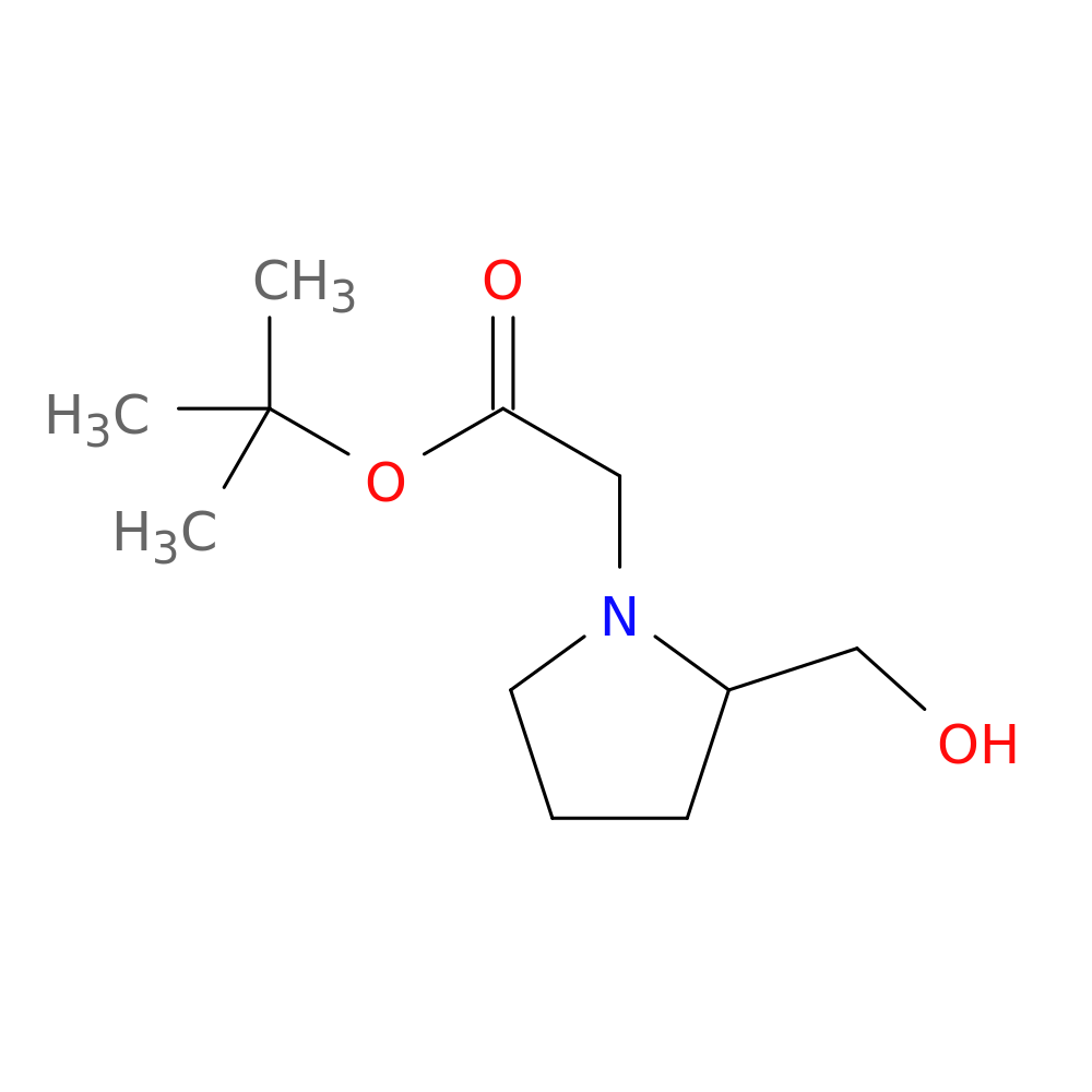tert-butyl 2-[2-(hydroxymethyl)pyrrolidin-1-yl]acetate
