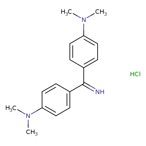 Benzenamine, 4,4'-carbonimidoylbis[N,N-dimethyl-, monohydrochloride
