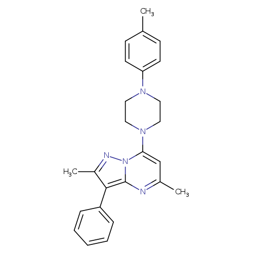 1-{2,5-dimethyl-3-phenylpyrazolo[1,5-a]pyrimidin-7-yl}-4-(4-methylphenyl)piperazine