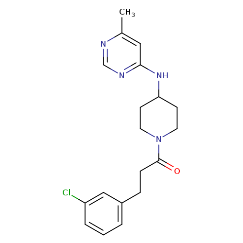 3-(3-chlorophenyl)-1-{4-[(6-methylpyrimidin-4-yl)amino]piperidin-1-yl}propan-1-one