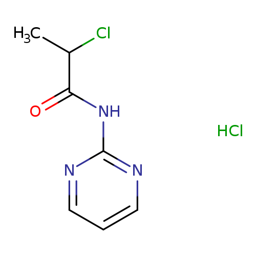 2-Chloro-N-(pyrimidin-2-yl)propanamide hydrochloride