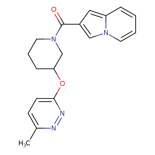 2-{3-[(6-methylpyridazin-3-yl)oxy]piperidine-1-carbonyl}indolizine