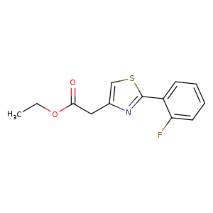 Ethyl 2-[2-(2-fluorophenyl)-1,3-thiazol-4-yl]acetate