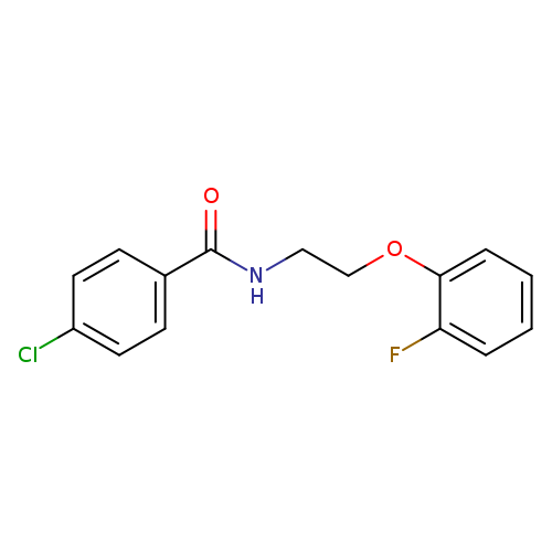 4-Chloro-n-[2-(2-fluorophenoxy)ethyl]benzamide
