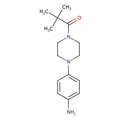 (4-[4-(2,2-Dimethylpropanoyl)piperazin-1-yl]phenyl)amine
