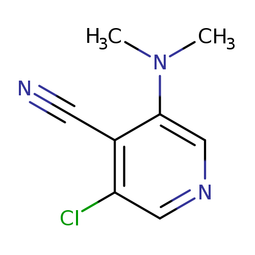 3-chloro-5-(dimethylamino)pyridine-4-carbonitrile