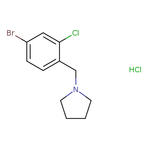 1-(4-Bromo-2-chlorobenzyl)pyrrolidine hydrochloride