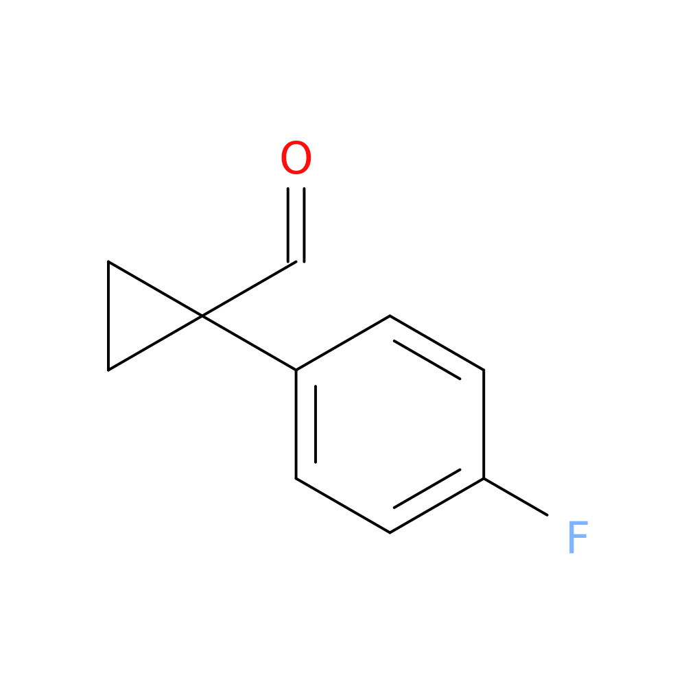 1-(4-fluorophenyl)cyclopropane-1-carbaldehyde