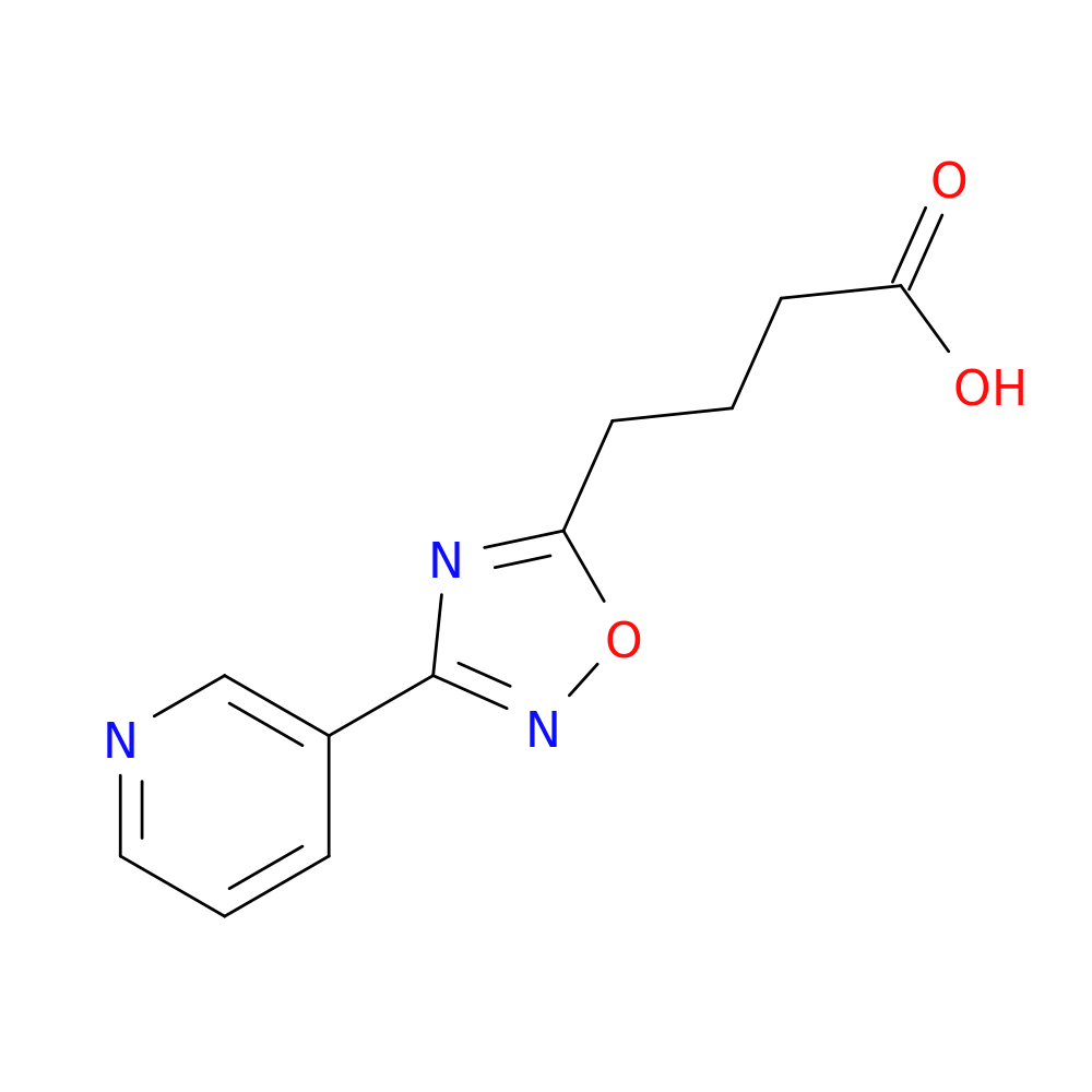 4-(3-(Pyridin-3-yl)-1,2,4-oxadiazol-5-yl)butanoic acid