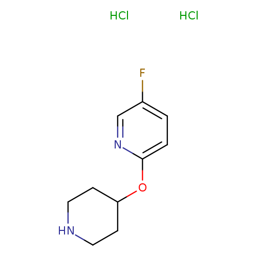 5-fluoro-2-(piperidin-4-yloxy)pyridine dihydrochloride