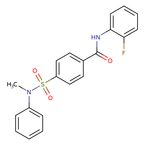 N-(2-fluorophenyl)-4-[methyl(phenyl)sulfamoyl]benzamide