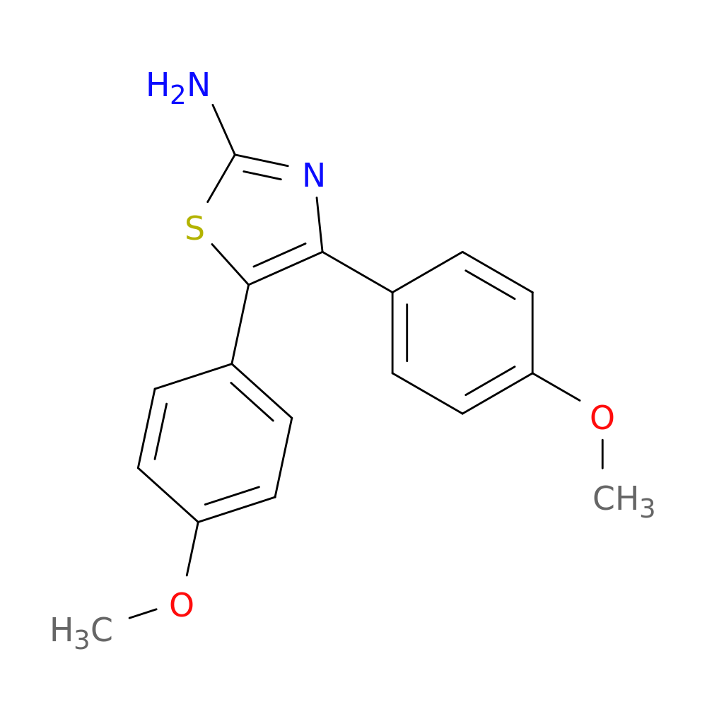 4,5-Bis-(4-methoxy-phenyl)-thiazol-2-ylamine
