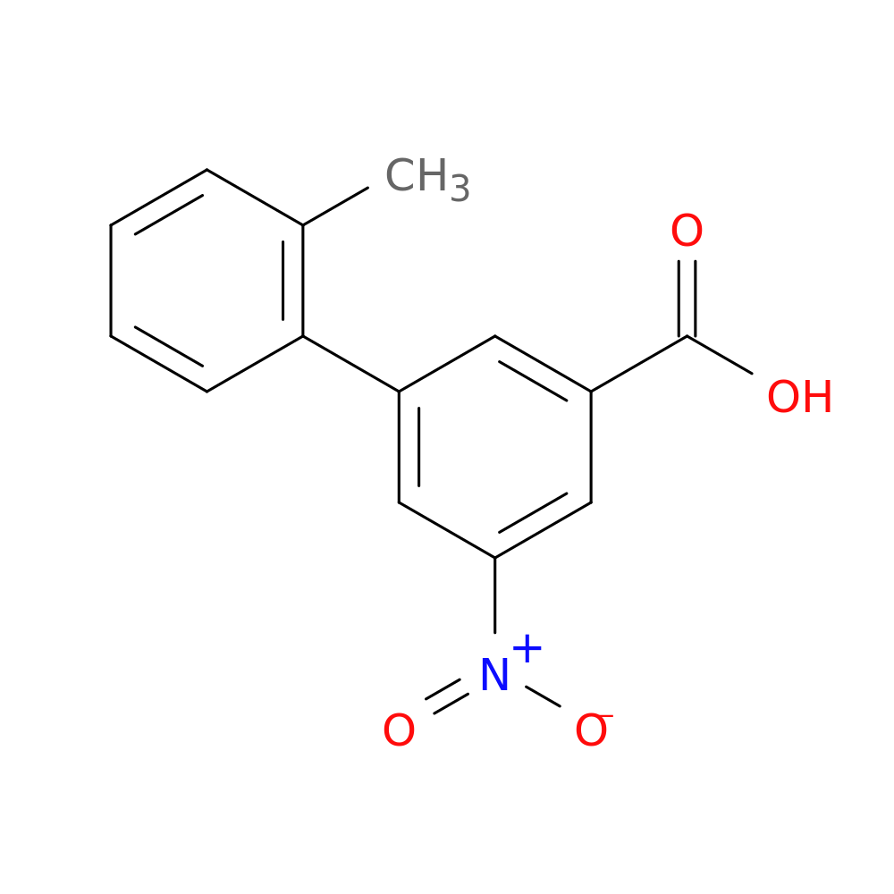 2'-Methyl-5-nitro-[1,1'-biphenyl]-3-carboxylic acid