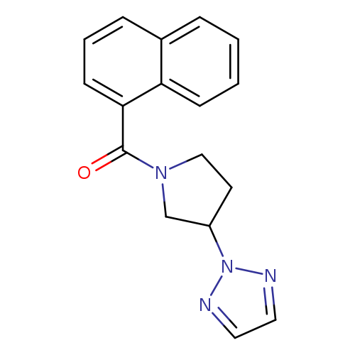 2-[1-(naphthalene-1-carbonyl)pyrrolidin-3-yl]-2H-1,2,3-triazole