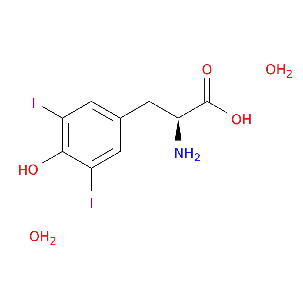 (S)-2-Amino-3-(4-hydroxy-3,5-diiodophenyl)propanoic acid dihydrate