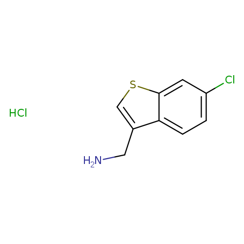 1-(6-chloro-1-benzothiophen-3-yl)methanamine hydrochloride
