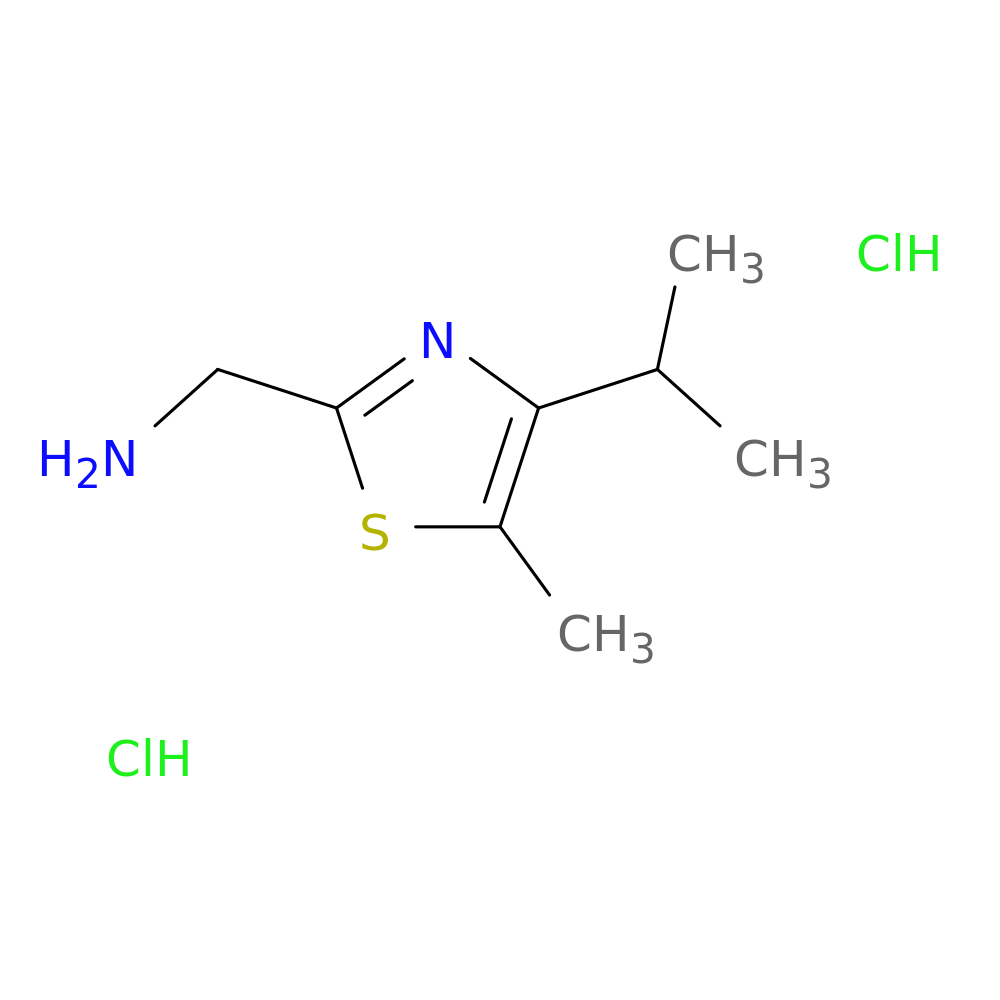 1-[5-methyl-4-(propan-2-yl)-1,3-thiazol-2-yl]methanamine dihydrochloride