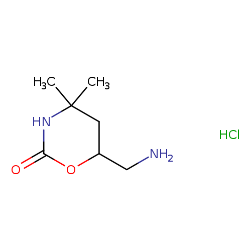 6-(aminomethyl)-4,4-dimethyl-1,3-oxazinan-2-one hydrochloride
