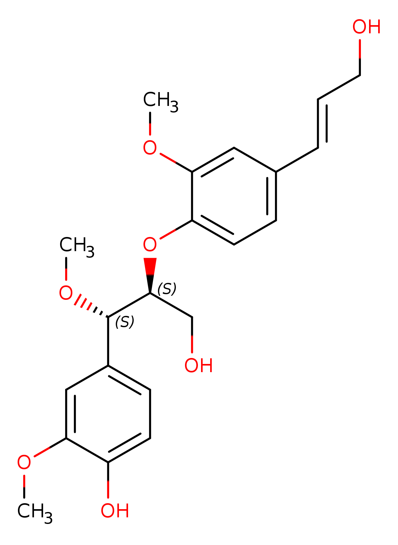 threo-7-O-Methylguaiacylglycerol β-coniferyl ether