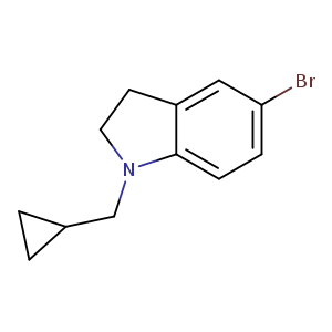 5-Bromo-1-(cyclopropylmethyl)-2,3-dihydro-1h-indole