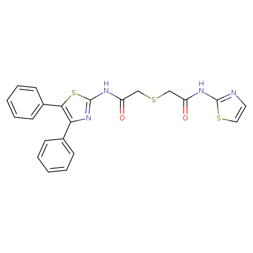 N-(4,5-diphenyl-1,3-thiazol-2-yl)-2-({[(1,3-thiazol-2-yl)carbamoyl]methyl}sulfanyl)acetamide