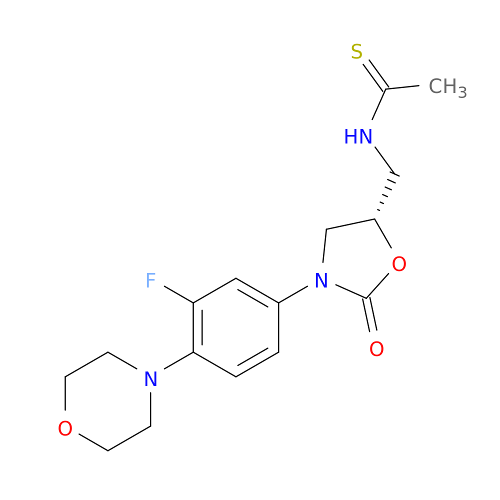 (S)-N-((3-(3-Fluoro-4-morpholinophenyl)-2-oxooxazolidin-5-yl)methyl)ethanethioamide