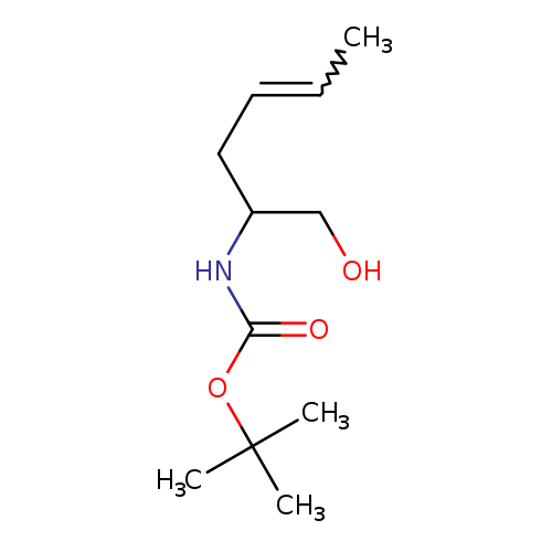 tert-butyl N-(1-hydroxyhex-4-en-2-yl)carbamate