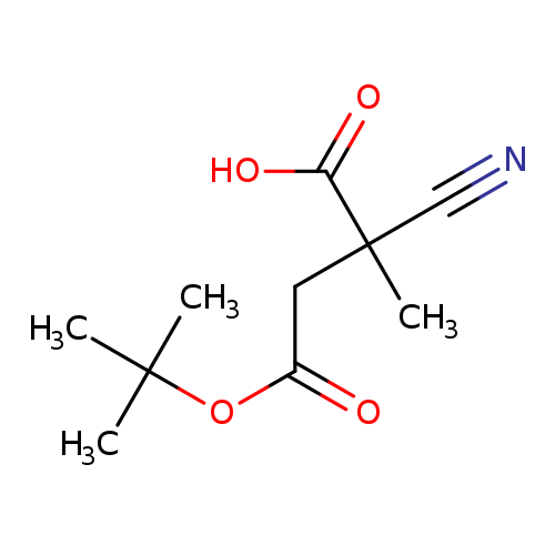 4-(tert-butoxy)-2-cyano-2-methyl-4-oxobutanoic acid