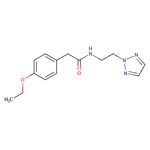 2-(4-ethoxyphenyl)-N-[2-(2H-1,2,3-triazol-2-yl)ethyl]acetamide