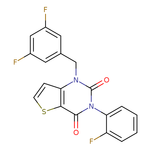 1-[(3,5-difluorophenyl)methyl]-3-(2-fluorophenyl)-1H,2H,3H,4H-thieno[3,2-d]pyrimidine-2,4-dione