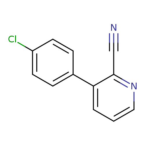 3-(4-Chlorophenyl)pyridine-2-carbonitrile