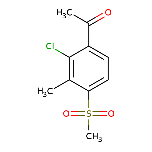 1-(2-CHLORO-4-METHANESULFONYL-3-METHYL-PHENYL)-ETHANONE
