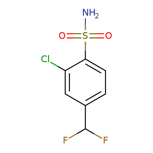 2-chloro-4-(difluoromethyl)benzene-1-sulfonamide