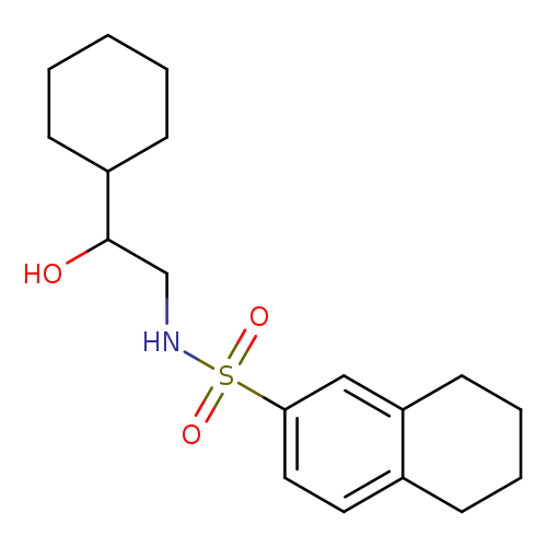 N-(2-cyclohexyl-2-hydroxyethyl)-5,6,7,8-tetrahydronaphthalene-2-sulfonamide