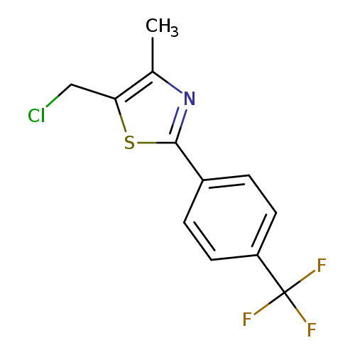 5-(Chloromethyl)-4-methyl-2-(4-(trifluoromethyl)phenyl)thiazole