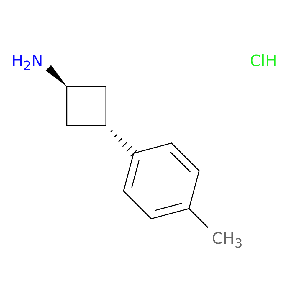 (1r,3r)-3-(4-methylphenyl)cyclobutan-1-amine hydrochloride