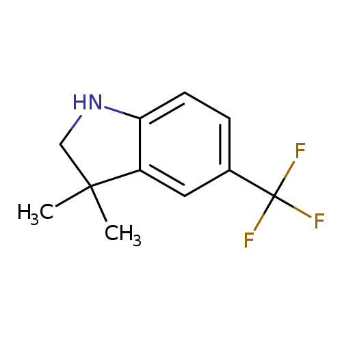 3,3-dimethyl-5-(trifluoromethyl)-2,3-dihydro-1H-indole