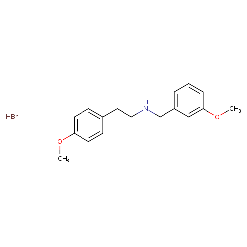 N-(3-methoxybenzyl)-2-(4-methoxyphenyl)ethanamine hydrobromide