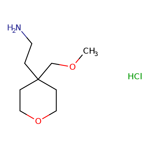 2-[4-(methoxymethyl)oxan-4-yl]ethan-1-amine hydrochloride