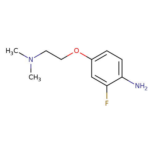 4-[2-(dimethylamino)ethoxy]-2-fluoroaniline