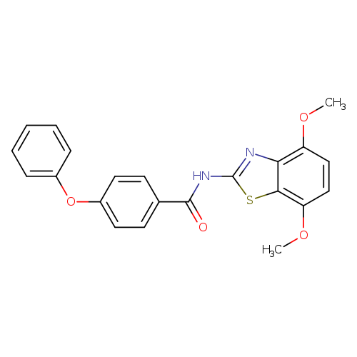 N-(4,7-dimethoxy-1,3-benzothiazol-2-yl)-4-phenoxybenzamide