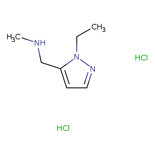 [(1-ethyl-1H-pyrazol-5-yl)methyl](methyl)amine dihydrochloride