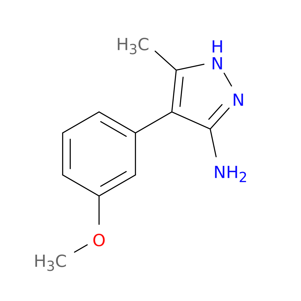 4-(3-Methoxyphenyl)-5-methyl-1H-pyrazol-3-amine